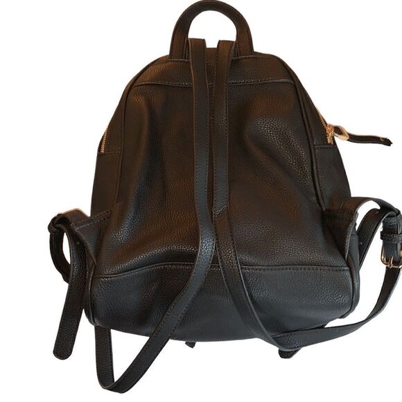 URBAN Expressions Rose Embroidered Vegan Leather Backpack - Picture 5 of 10